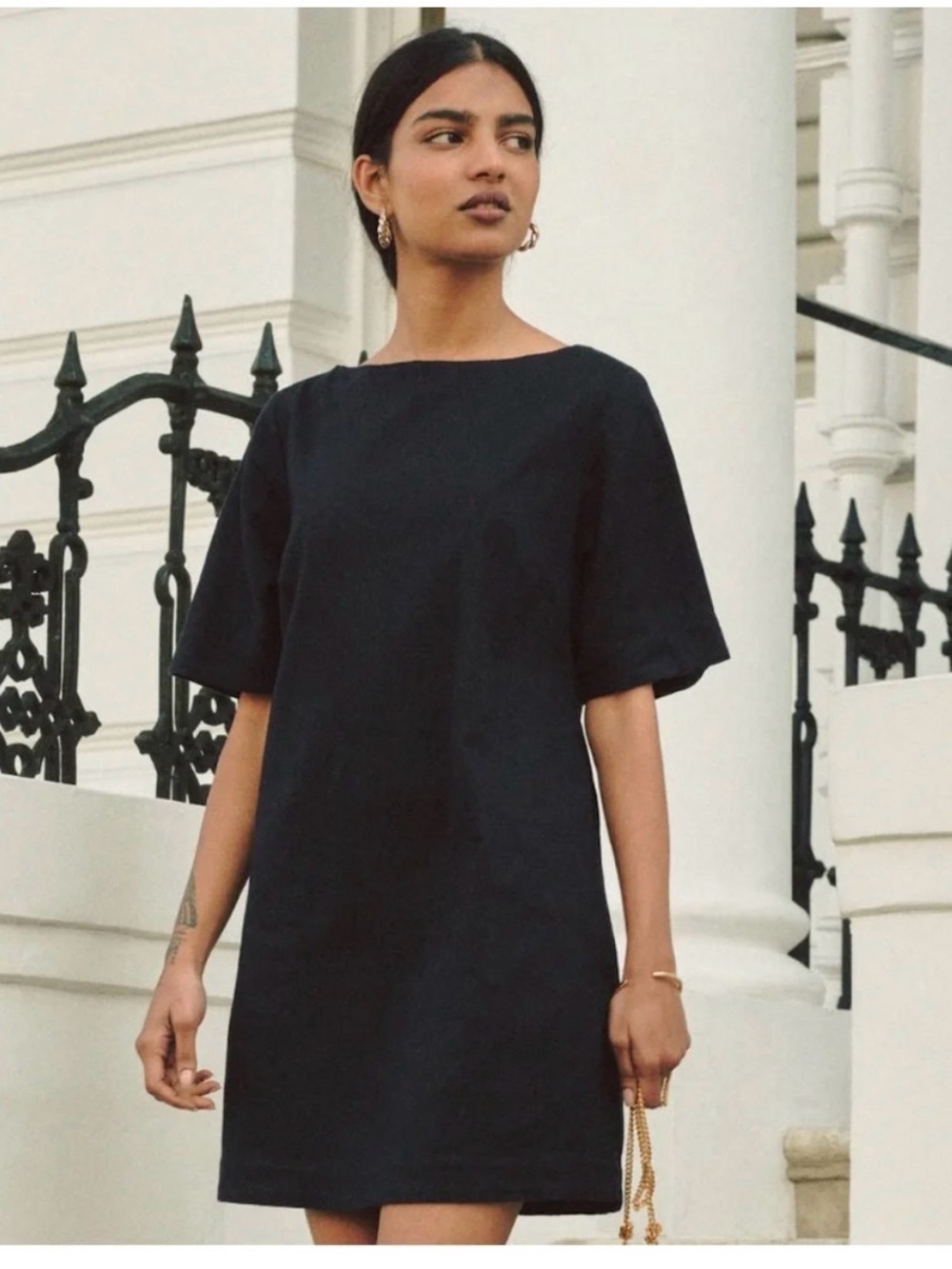 Abercrombie Mini Linen Shift Dress